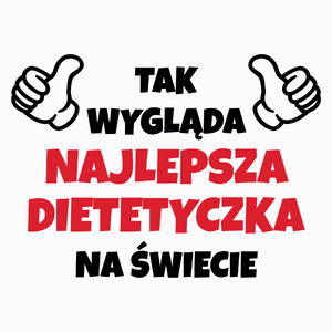 Tak Wygląda Najlepsza Dietetyczka Na Świecie - Poduszka Biała