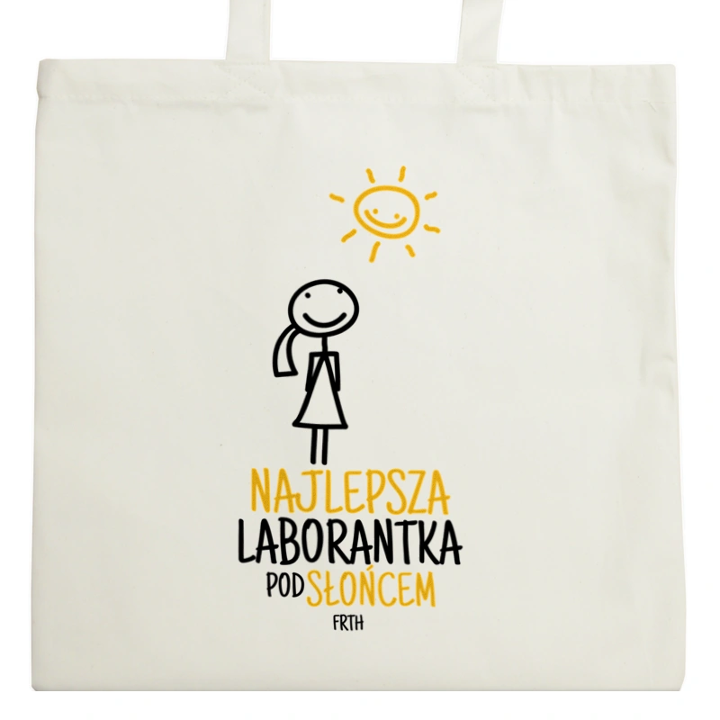 Najlepsza Laborantka Pod Słońcem - Torba Na Zakupy Natural