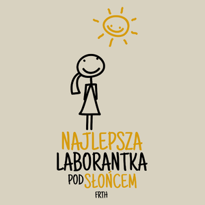 Najlepsza Laborantka Pod Słońcem - Torba Na Zakupy Natural