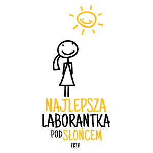 Najlepsza Laborantka Pod Słońcem - Kubek Biały