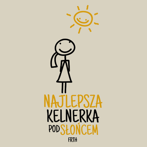 Najlepsza Kelnerka Pod Słońcem - Torba Na Zakupy Natural