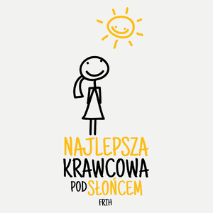 Najlepsza Krawcowa Pod Słońcem - Damska Koszulka Biała