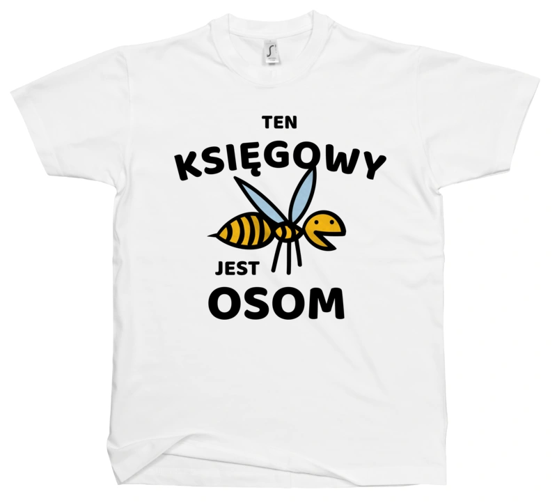 Ten Księgowy Jest Osom Awesome - Męska Koszulka Biała