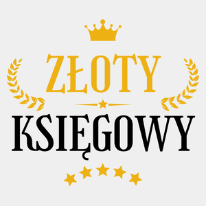 Złoty Księgowy - Męska Koszulka Biała