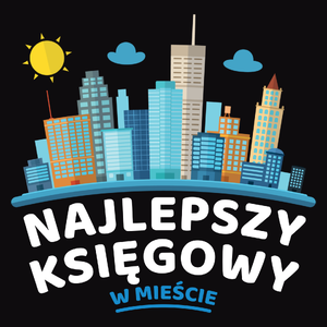 Najlepszy Księgowy W Mieście - Męska Bluza z kapturem Czarna