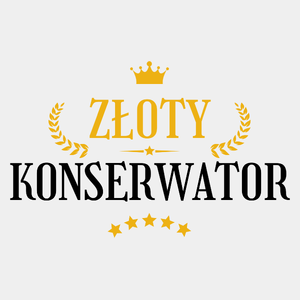 Złoty Konserwator - Męska Koszulka Biała