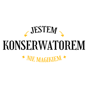 Jestem Konserwatorem Nie Magikiem - Kubek Biały