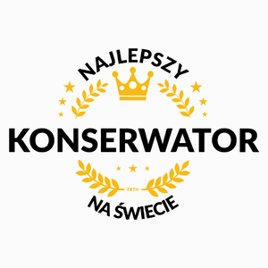 Najlepszy Konserwator Na Świecie - Poduszka Biała