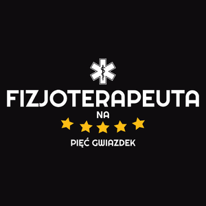 Fizjoterapeuta Na 5 Gwiazdek - Męska Bluza Czarna