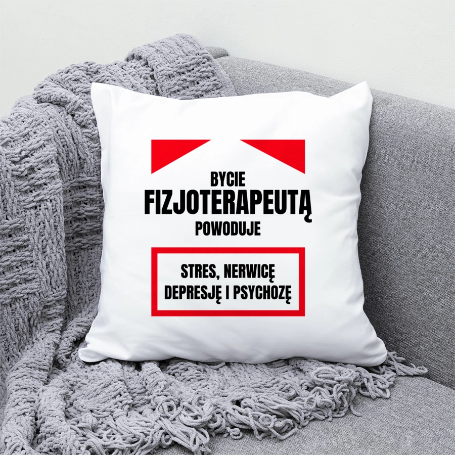 Bycie Fizjoterapeutą - Poduszka Biała