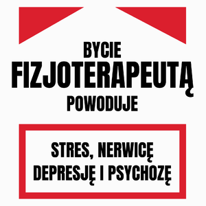 Bycie Fizjoterapeutą - Poduszka Biała