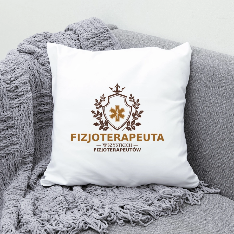 Fizjoterapeuta Wszystkich Fizjoterapeutów - Poduszka Biała