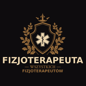 Fizjoterapeuta Wszystkich Fizjoterapeutów - Męska Bluza z kapturem Czarna