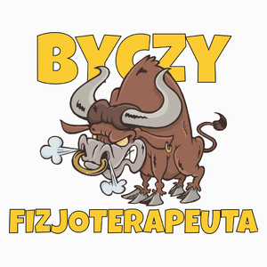 Byczy Fizjoterapeuta - Poduszka Biała