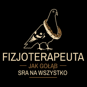 Fizjoterapeuta Jak Gołąb - Torba Na Zakupy Czarna