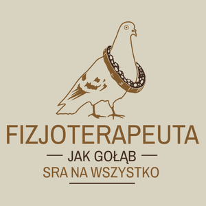 Fizjoterapeuta Jak Gołąb - Torba Na Zakupy Natural