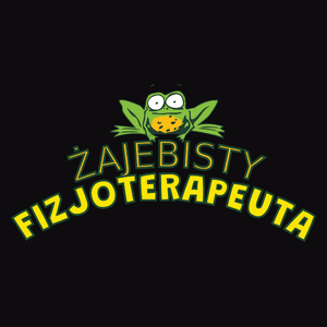 Żajebisty Fizjoterapeuta - Męska Bluza Czarna