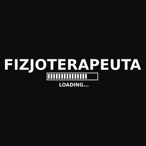 Fizjoterapeuta Loading - Męska Bluza z kapturem Czarna