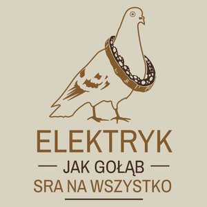 Elektryk Jak Gołąb - Torba Na Zakupy Natural