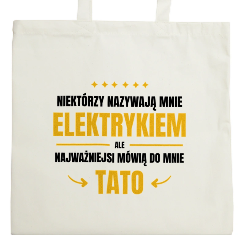 Tata Elektryk - Torba Na Zakupy Natural