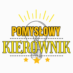 Pomysłowy Kierownik - Poduszka Biała