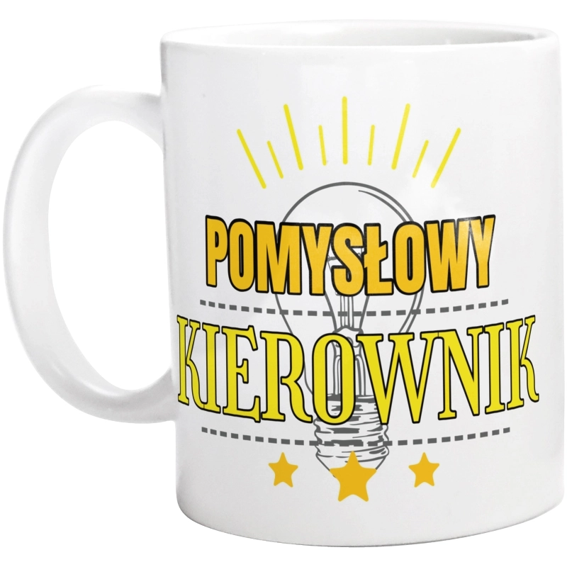 Pomysłowy Kierownik - Kubek Biały