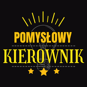 Pomysłowy Kierownik - Męska Bluza z kapturem Czarna