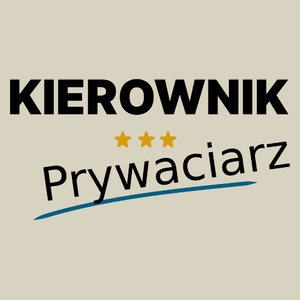 Kierownik Prywaciarz - Torba Na Zakupy Natural