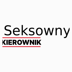 Seksowny Kierownik - Poduszka Biała