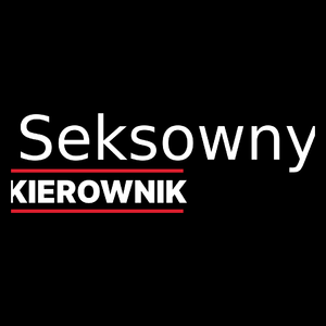 Seksowny Kierownik - Torba Na Zakupy Czarna