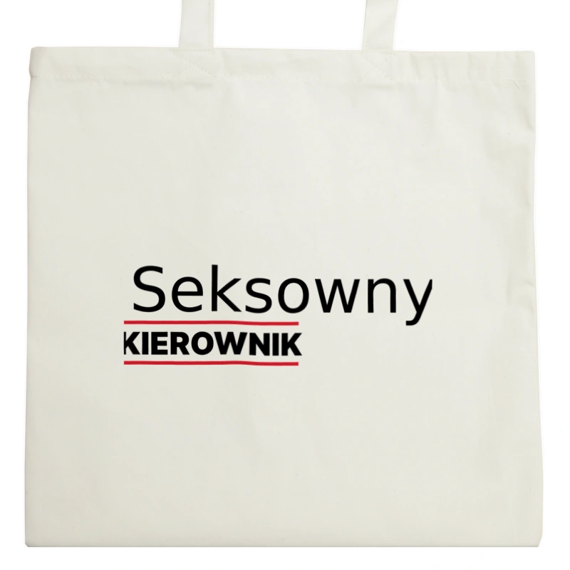 Seksowny Kierownik - Torba Na Zakupy Natural