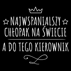 Najwspanialszy Chłopak A Do Tego Kierownik - Torba Na Zakupy Czarna