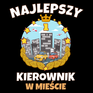 Najlepszy Kierownik W Mieście - Torba Na Zakupy Czarna