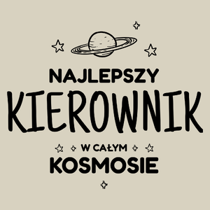 Najlepszy Kierownik W Kosmosie - Torba Na Zakupy Natural