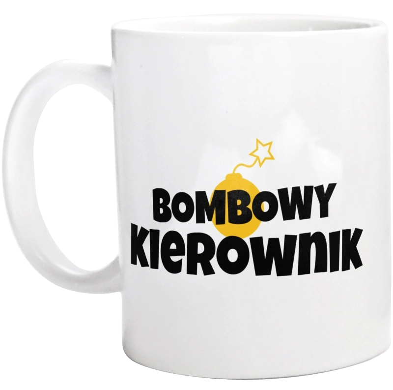 Bombowy Kierownik - Kubek Biały