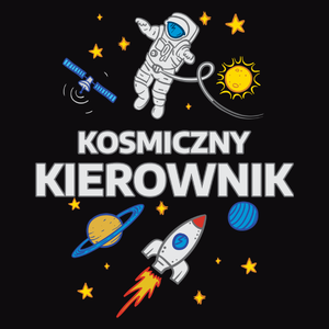 Kosmiczny Kierownik - Męska Bluza Czarna