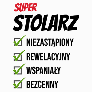 Super Stolarz Niezastąpiony - Poduszka Biała