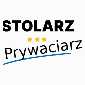 Stolarz Prywaciarz - Poduszka Biała