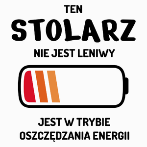 Nie Leniwy Stolarz - Poduszka Biała