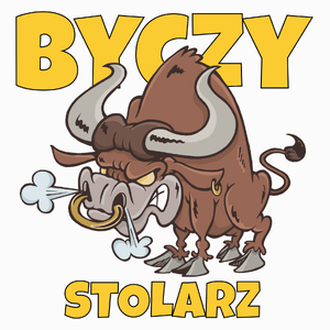 Byczy Stolarz - Poduszka Biała