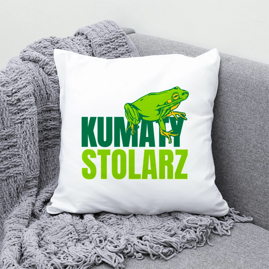 Kumaty Stolarz - Poduszka Biała