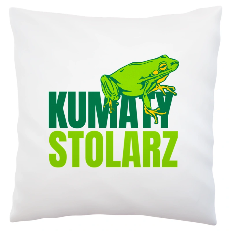 Kumaty Stolarz - Poduszka Biała