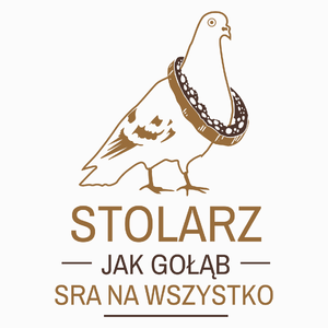 Stolarz Jak Gołąb - Poduszka Biała