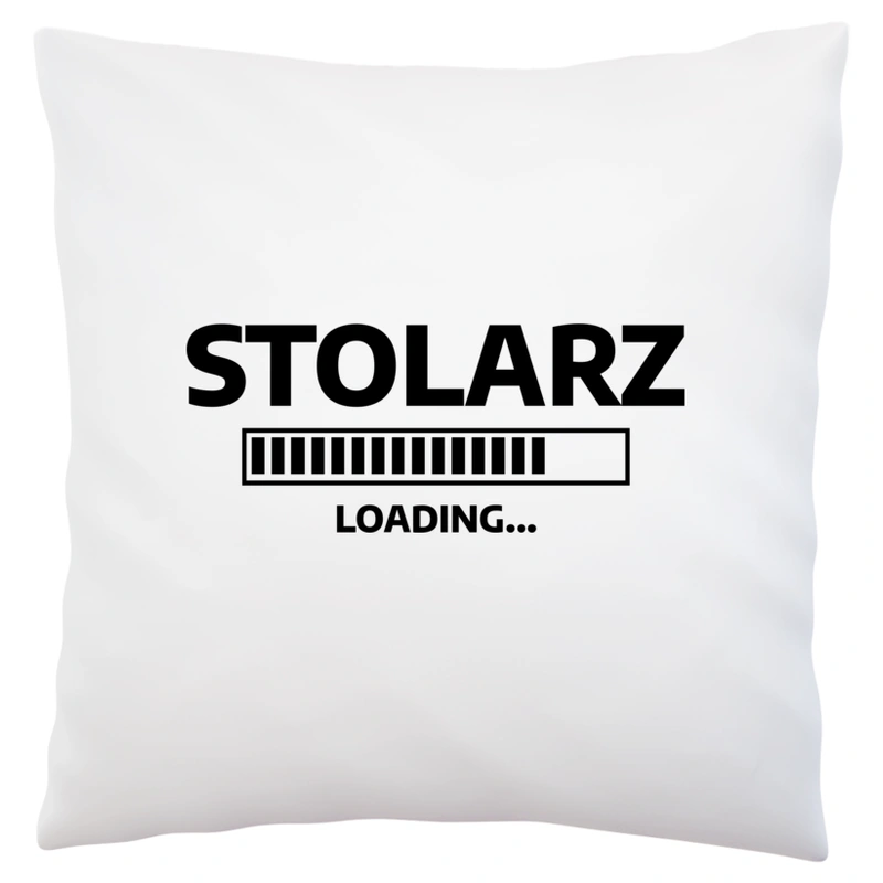 Stolarz Loading - Poduszka Biała