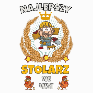 Najlepszy Stolarz We Wsi - Poduszka Biała