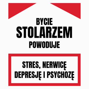 Bycie Stolarzem - Poduszka Biała