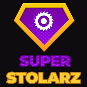 Super Stolarz - Męska Koszulka Czarna