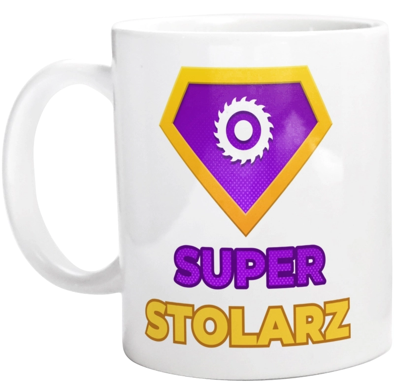 Super Stolarz - Kubek Biały