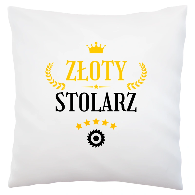 Złoty stolarz - Poduszka Biała