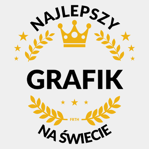 Najlepszy Grafik Na Świecie - Męska Koszulka Biała